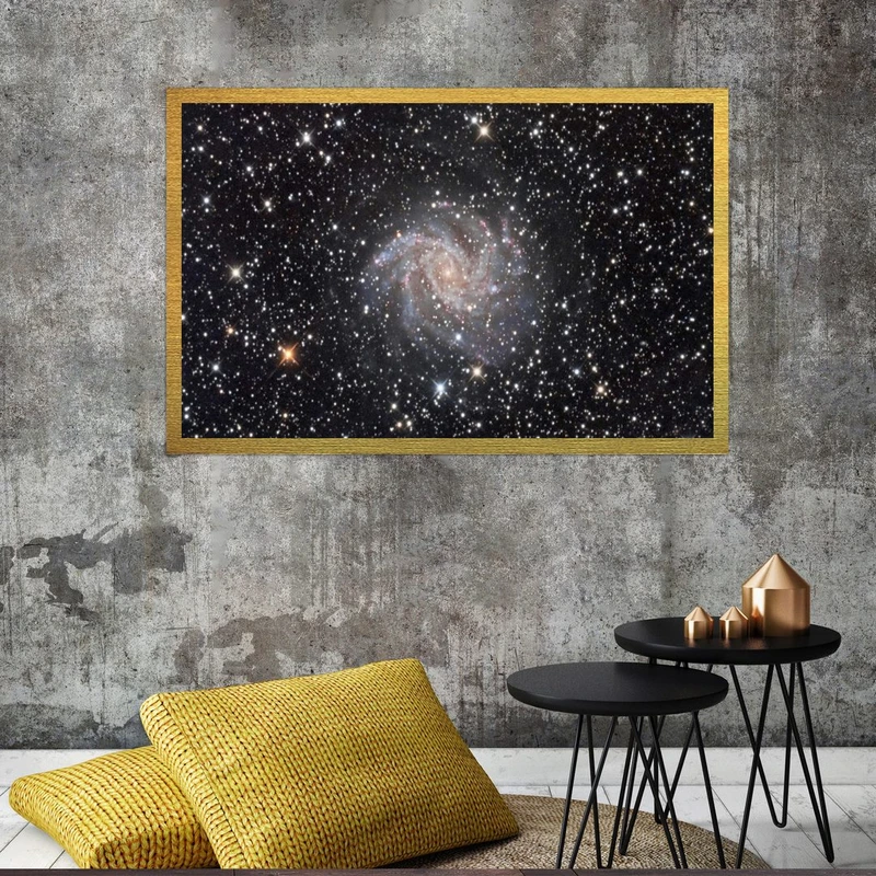 تابلو بکلیت طرح کهکشان و ستارگان مدل قاب شاسی T-S8270
