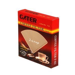 فیلتر قهوه گتر مدل 2-4 بسته 40 عددی