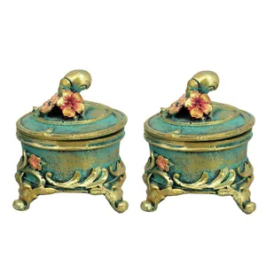 جعبه انگشتر مدل حلقه های نامزدی بسته 2 عددی