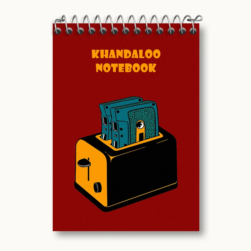 دفتر یادداشت 50 برگ خندالو طرح نوار کاست کد N5826