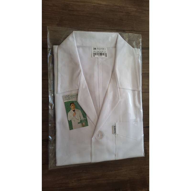 روپوش پزشکی مردانه خضرا کد kh-30200