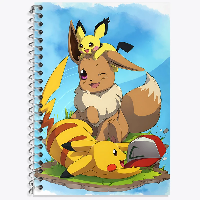 دفتر نت موسیقی 50 برگ خندالو طرح انیمه پوکمون کد N4978