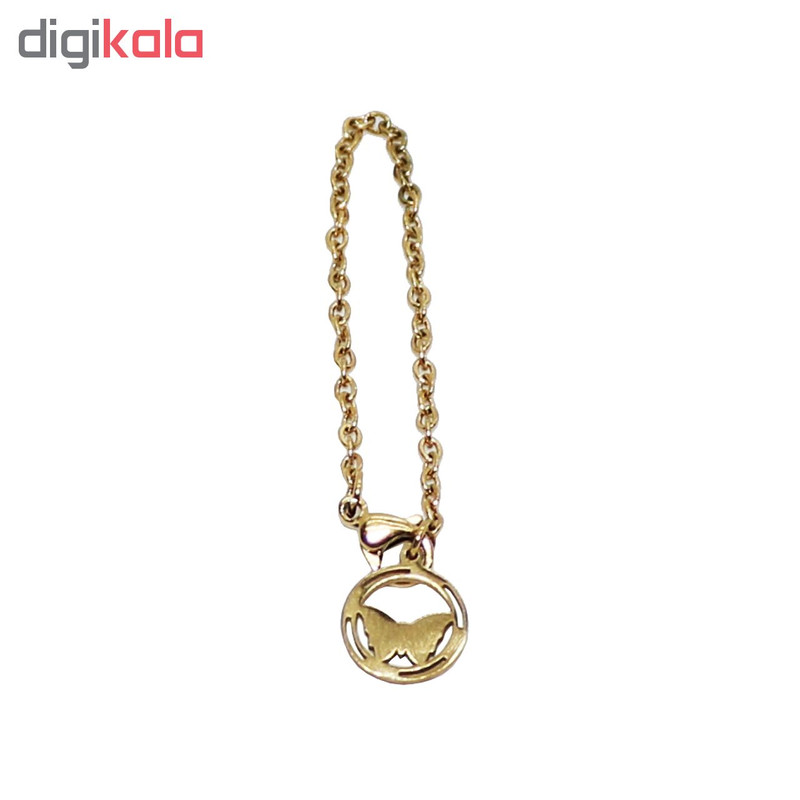 آویز ساعت طرح پروانه کد 0114