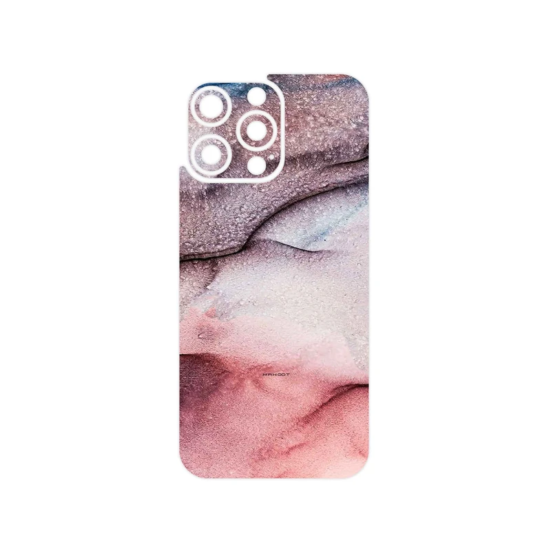 برچسب پوششی ماهوت مدل Smoky pink marble مناسب برای گوشی موبایل اپل iPhone 16 Pro Max