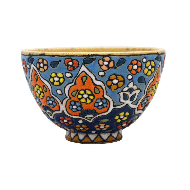 پیاله میناکاری سفالی کد C10-23