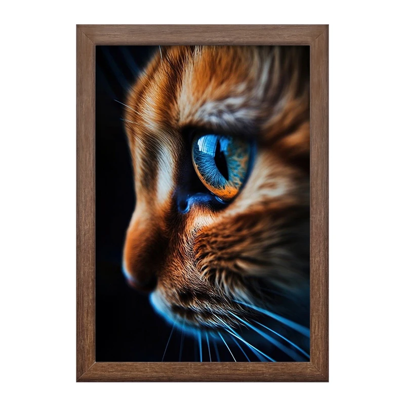 تابلو خندالو طرح گربه (Cat) کد F981