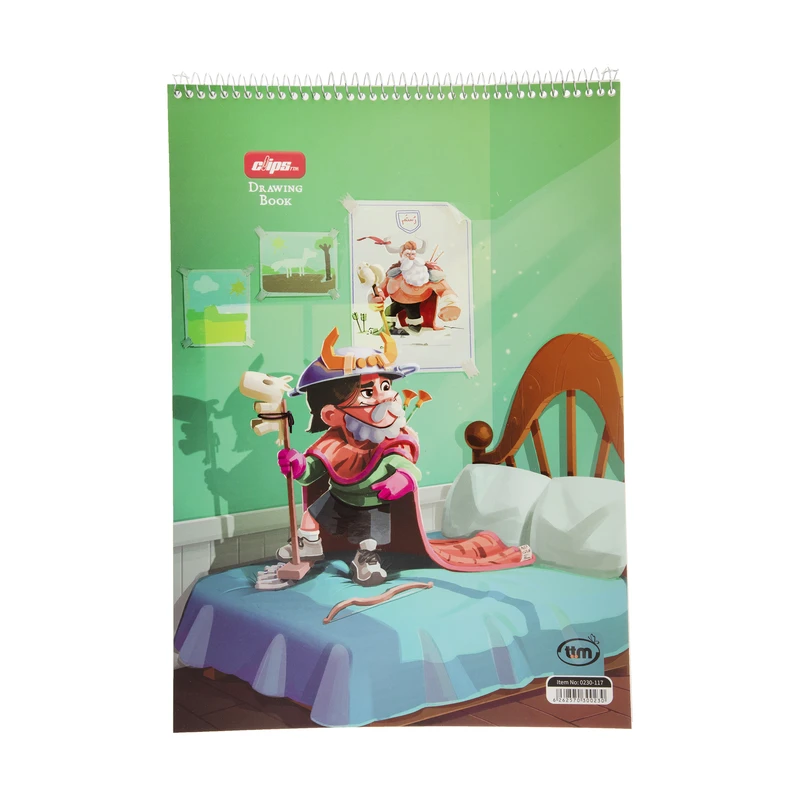 دفتر نقاشی 30 برگ کلیپس مدل 0230 کد 01