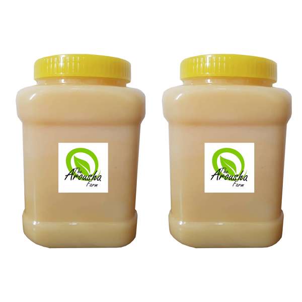 روغن حیوانی گوسفندی مزرعه آروشا - 1000 گرم مجموعه 2 عددی