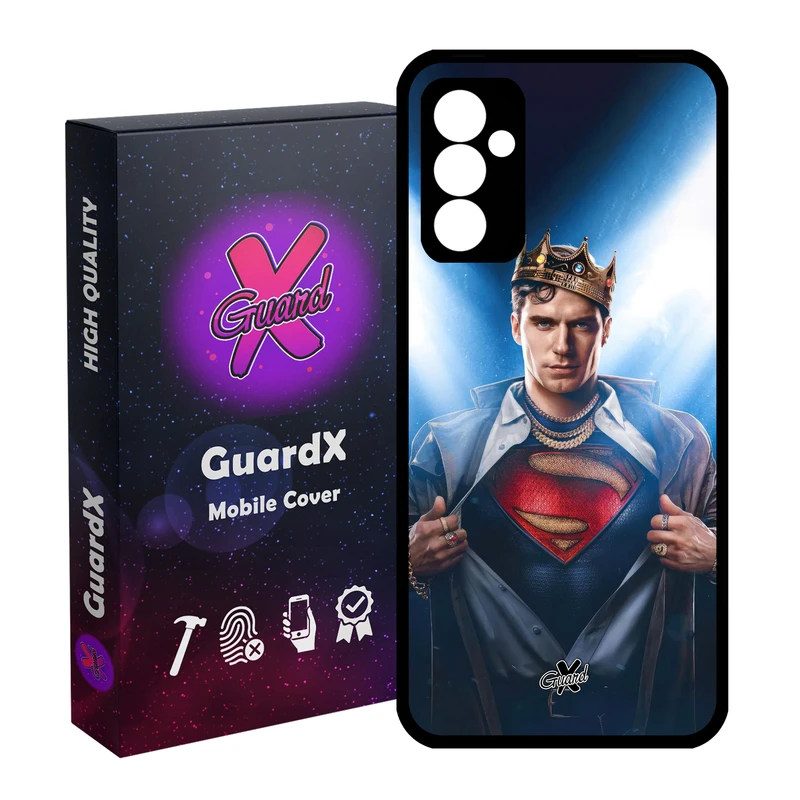 کاور گارد ایکس طرح سوپرمن مدل Glass10598 مناسب برای گوشی موبایل سامسونگ Galaxy A55 / A55 5G