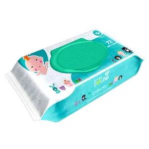 دستمال مرطوب کودک سون کوئین کد 001 بسته 72 عددی
