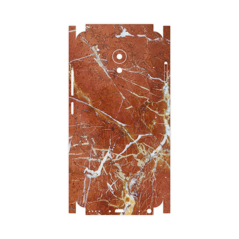 برچسب پوششی ماهوت مدل Red Marble-FullSkin مناسب برای گوشی موبایل میزو M5