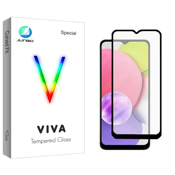 محافظ صفحه نمایش سرامیکی جانبو مدل Viva مناسب برای گوشی موبایل سامسونگ Galaxy A03s