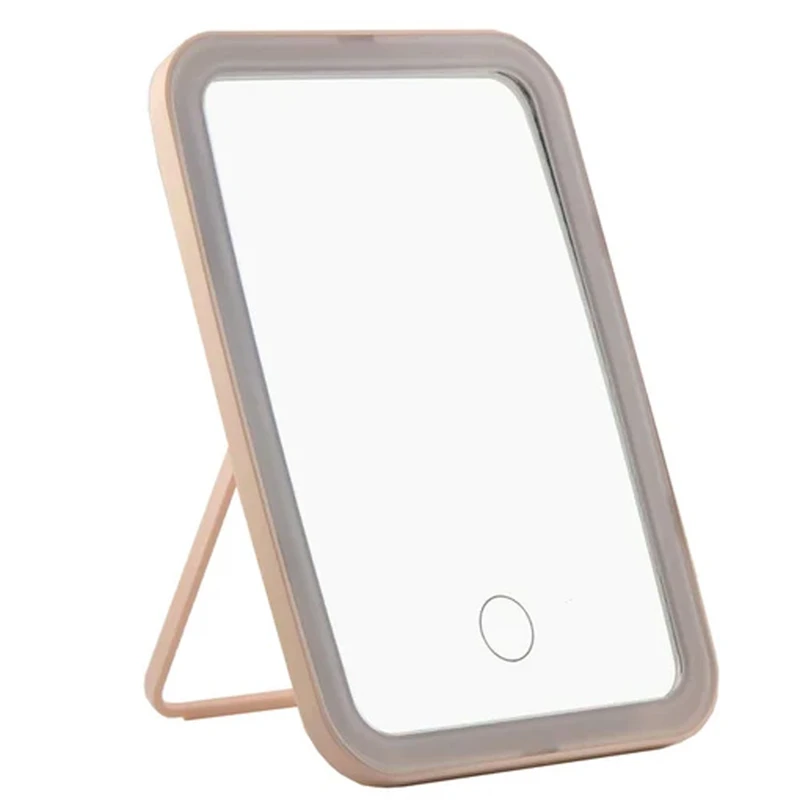 آینه آرایشی رومیزی مدل چراغ دار کد YX-2142A