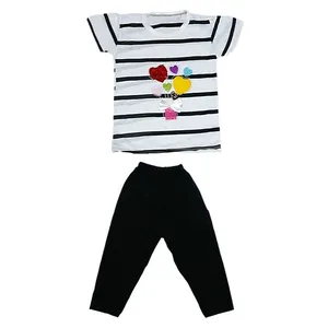 ست تی شرت و شلوارک دخترانه کد 797RR