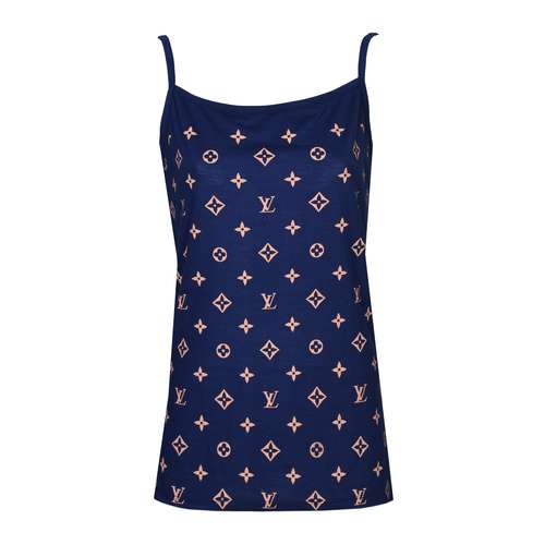 تاپ زنانه مدل بندی تمام چاپ