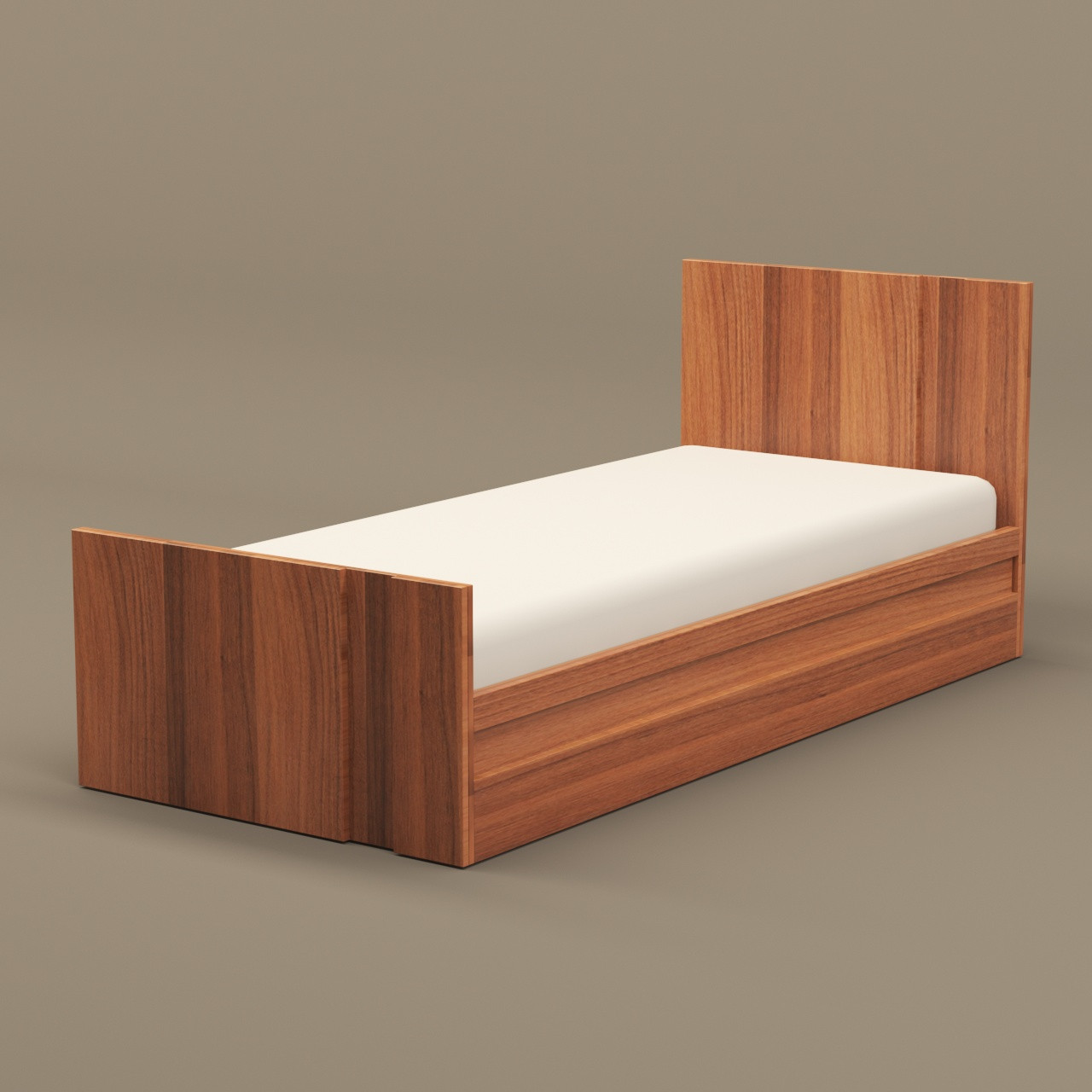 تخت خواب یکنفره اعیان مدل FH318 سایز 90x200 سانتی متر تخت خواب یکنفره اعیان مدل FH318 سایز 90x200 سانتی متر