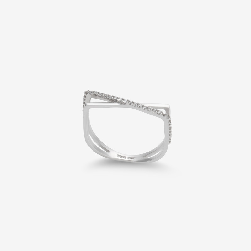 انگشتر طلا 18 عیار زنانه مصلحی گلد مدل مینیمال سایز 56