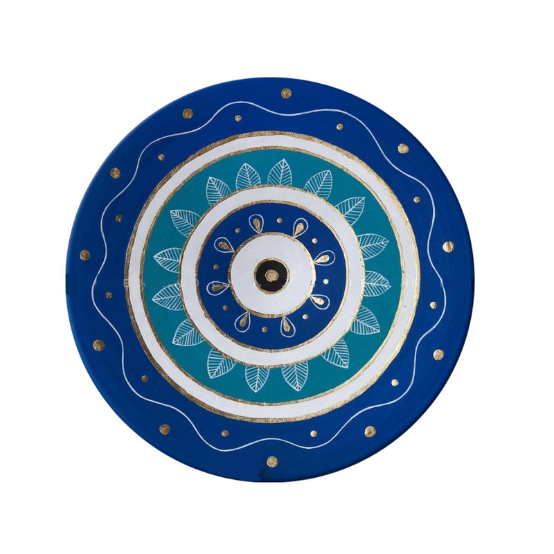 بشقاب دیوارکوب سفالی کد 662