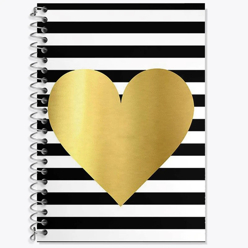 دفتر زبان 50 برگ خندالو مدل دو خط طرح عاشقانه کد 1873