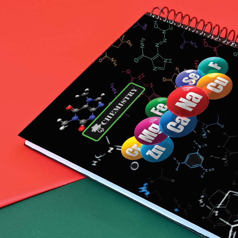 دفتر مشق 100 برگ تیما مدل شیمی