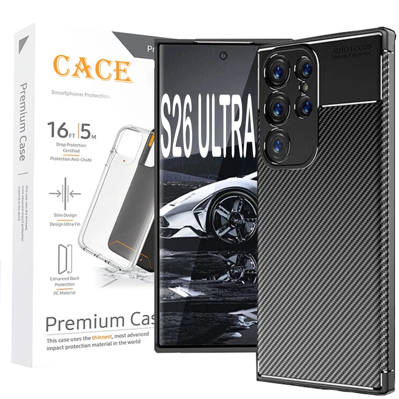 کاور کیس مدل Carbon Fiber 2_S26ULTRA مناسب برای گوشی موبایل سامسونگ Galaxy S26 Ultra