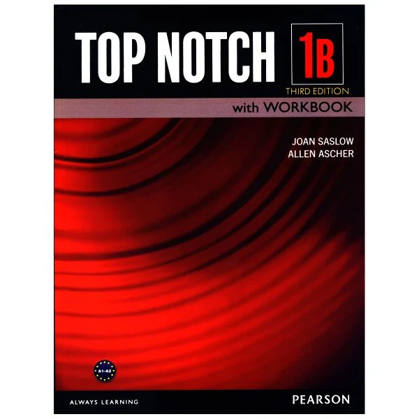 کتاب top notch 1b اثر JOAN SASLOW & ALLEN ASCHER انتشارات زبان مهر
