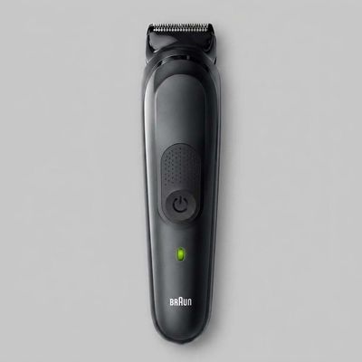 ماشین اصلاح موی سر و صورت شارژی براون مدل MGK7331 با تیغه استیل ضد زنگ، قابلیت اصلاح با شماره صفر، استفاده خشک و مرطوب، طراحی ارگونومیک و باتری لیتیوم-یون با شارژ سریع