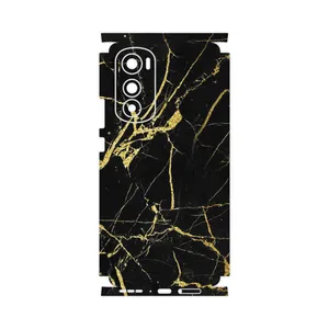 MAHOOT Graphite_Gold_Marble-FullSkin Cover Sticker for Motorola Edge 30