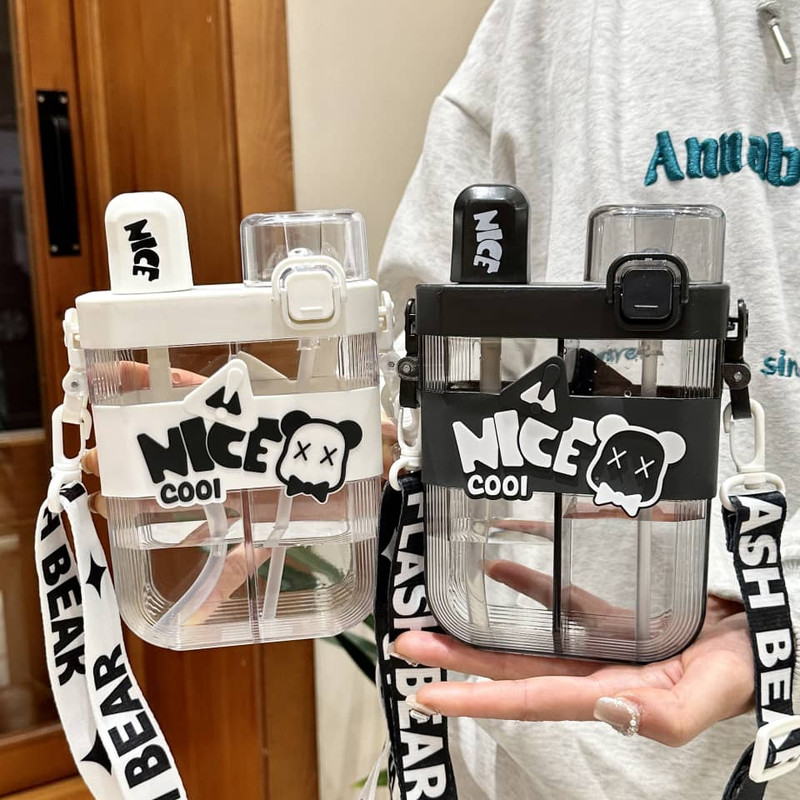 قمقمه مدل دو مخزنه گنجایش 0.65 لیتر