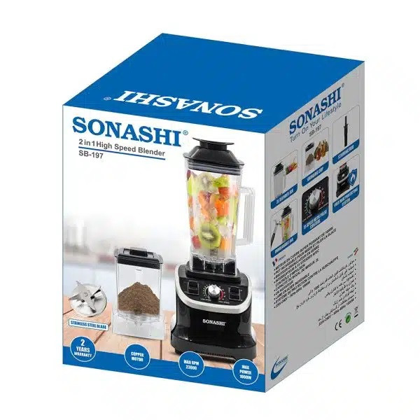 مخلوط کن و آسیاب کن سوناشی مدل SB-197