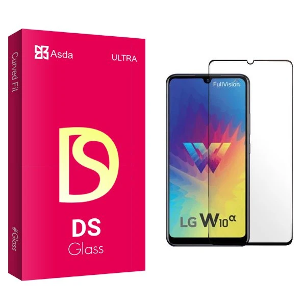 محافظ صفحه نمایش شیشه ای آسدا مدل DS مناسب برای گوشی موبایل ال جی W10 Alpha