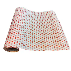 کاغذ شیرینی پزی مدل روغنی طرح قلب کد 77