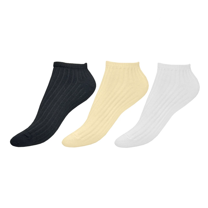 جوراب زنانه طرح کبریتی کد egvg-w2-616 بسته 3 عددی