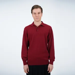 پلیور یقه برگردان مردانه پاتن جامه مدل 304021040006999