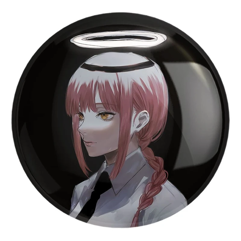 پیکسل خندالو طرح ماکیما انیمه مرد اره ای Chainsaw Man کد 17978 مدل بزرگ