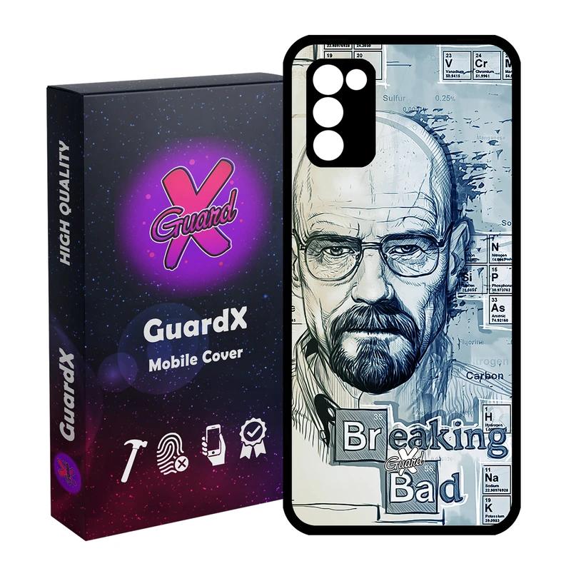کاور گارد ایکس طرح Breaking Bad مدل Glass10202 مناسب برای گوشی موبایل سامسونگ Galaxy A02s / M02s