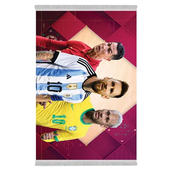 فرش پارچه‌ای دفه مدل فرشینه طرح فانتزی کد 8249