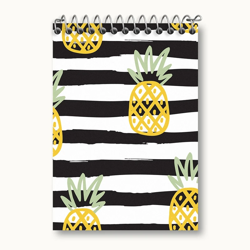 دفتر یادداشت 50 برگ خندالو مدل آناناس کد N502