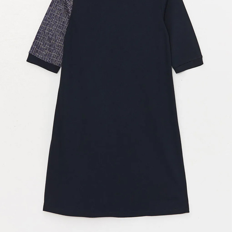 پیراهن یقه خشتی زنانه ال سی وایکیکی مدل شاینی ول سافت