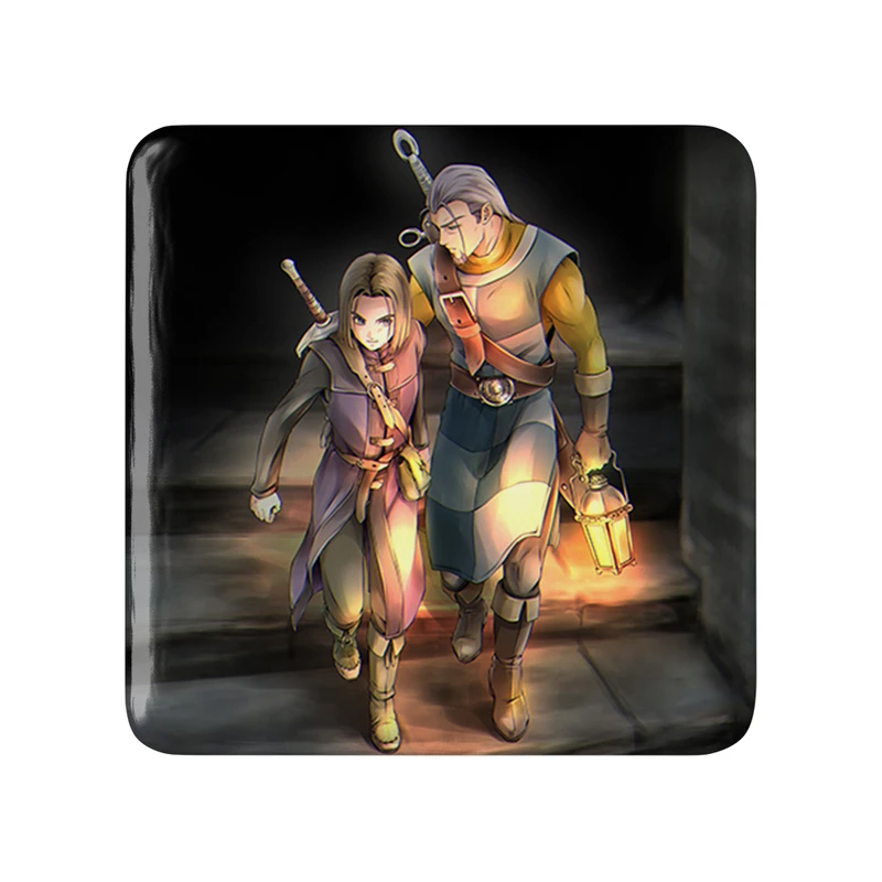 مگنت خندالو طرح بازی دراگون کوئست (Dragon Quest) مدل مربعی کد 35187
