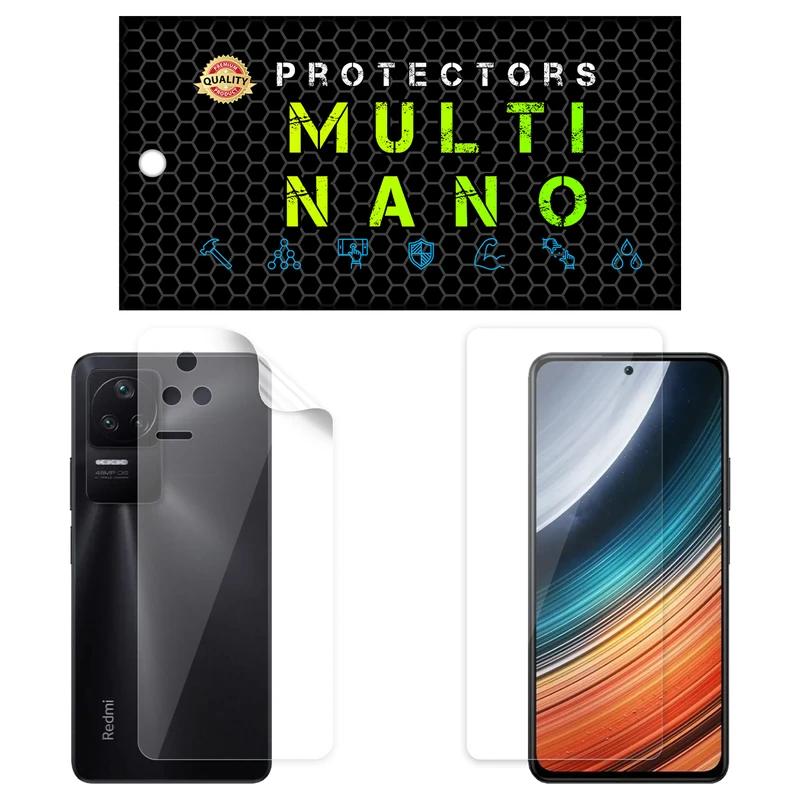 محافظ صفحه نمایش مولتی نانو مدل X-SFT مناسب برای گوشی موبایل شیائومی Redmi K40S به همراه محافظ پشت