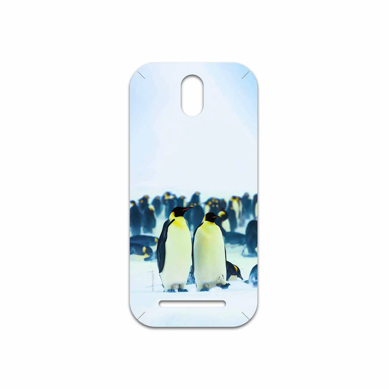 برچسب پوششی ماهوت مدل Penguin مناسب برای گوشی موبایل اچ تی سی Desire 500
