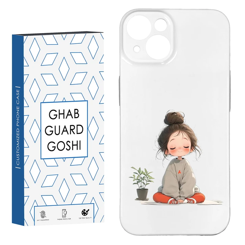 کاور قاب گارد گوشی طرح فانتزی دختر ملوس  کد HARD-011   مناسب برای گوشی موبایل اپل IPHONE 13 / 14