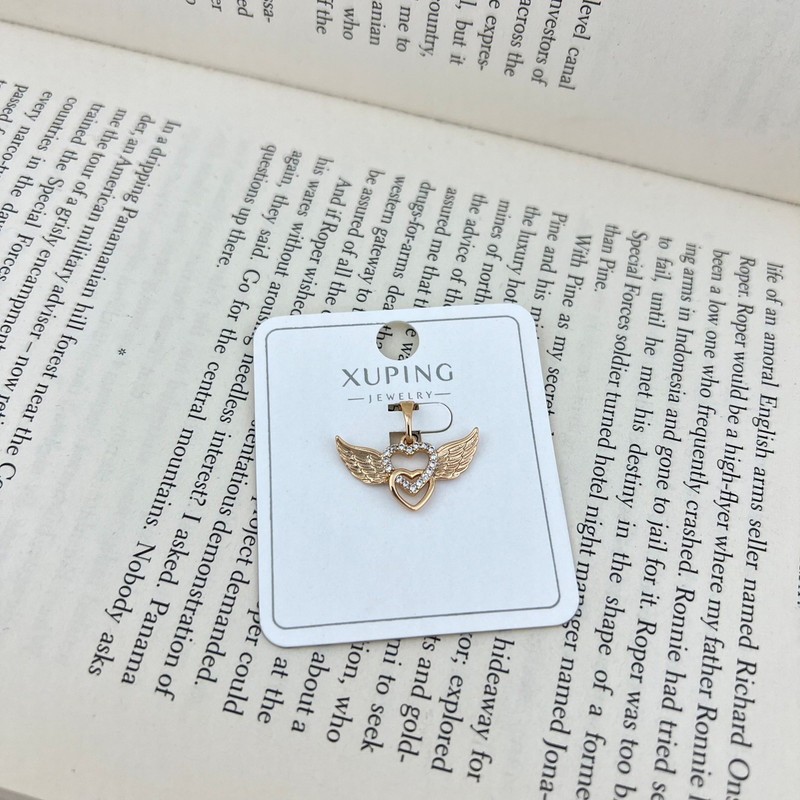 آویز گردنبند زنانه ژوپینگ مدل قلب کد N4621