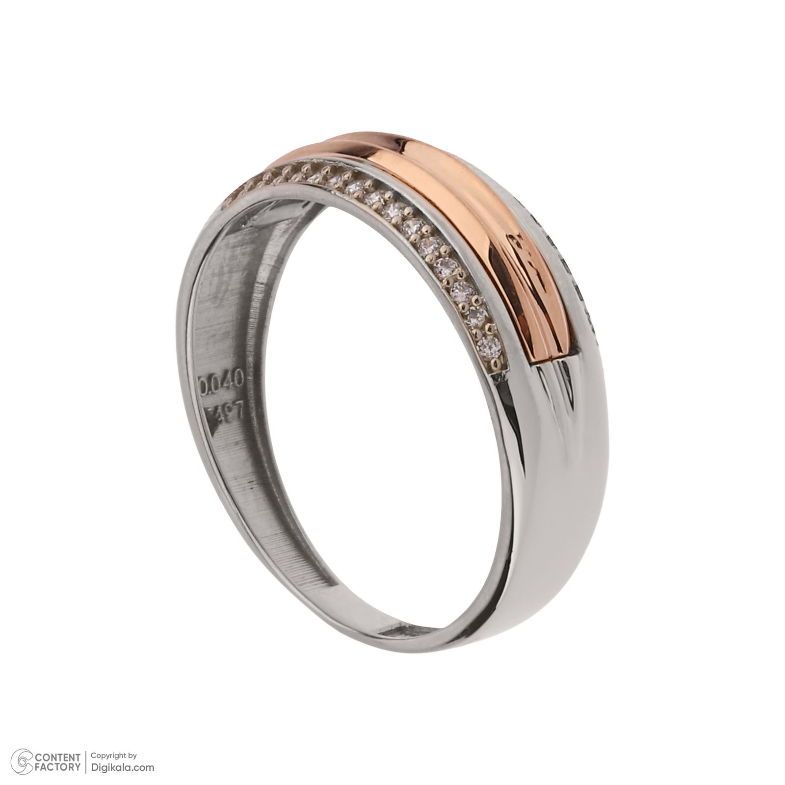 ست حلقه طلا 18 عیار زنانه و مردانه مایا ماهک مدل MR1358 -  - 4