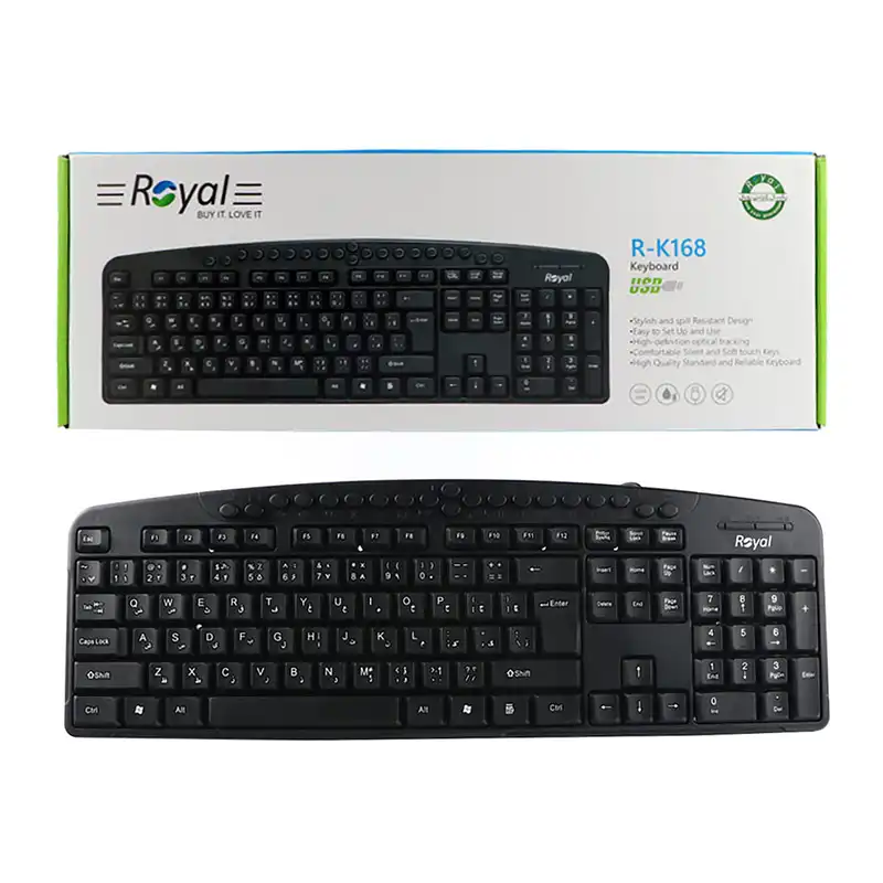 کیبورد رویال مدل r-k168