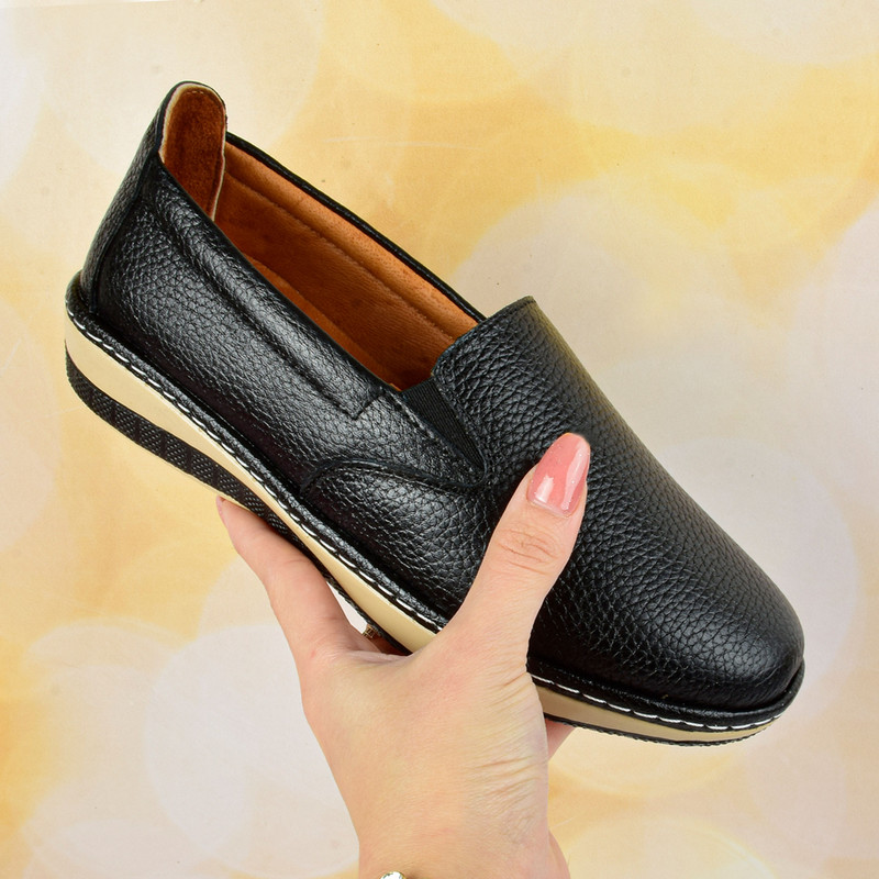 کفش روزمره زنانه مدل چرم طبیعی 4139