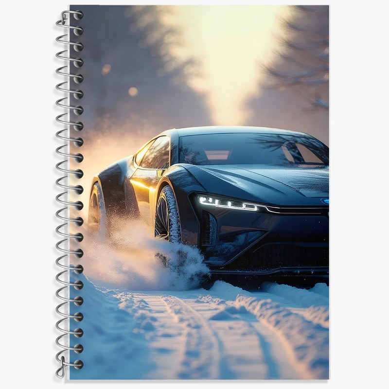 دفتر نت موسیقی 50 برگ خندالو طرح ماشین اسپرت کد F5216