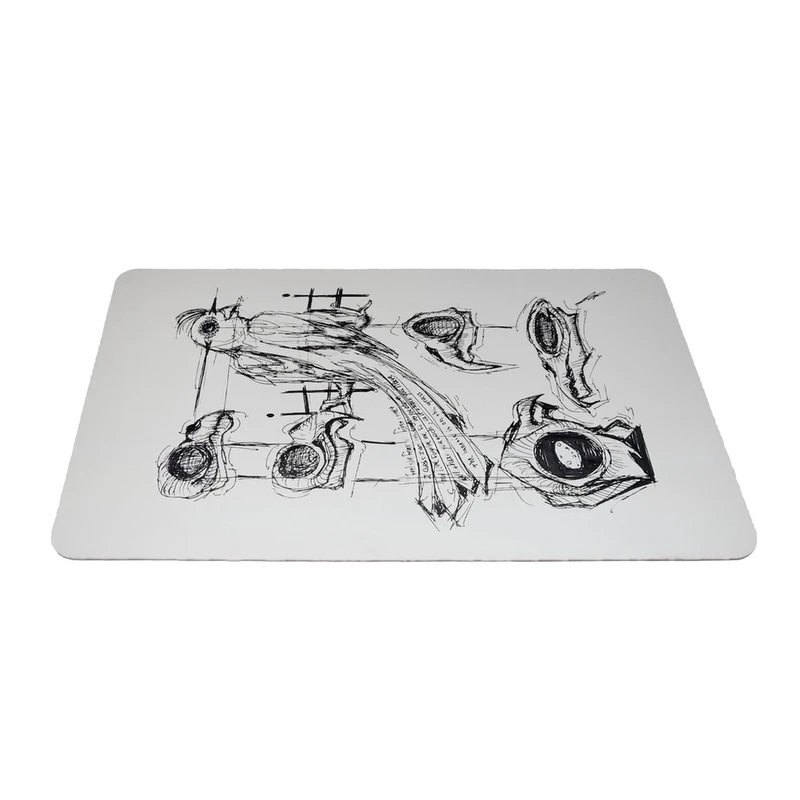 ماوس پد مدل جمجمه پرنده سایز 24x37 سانتی متر