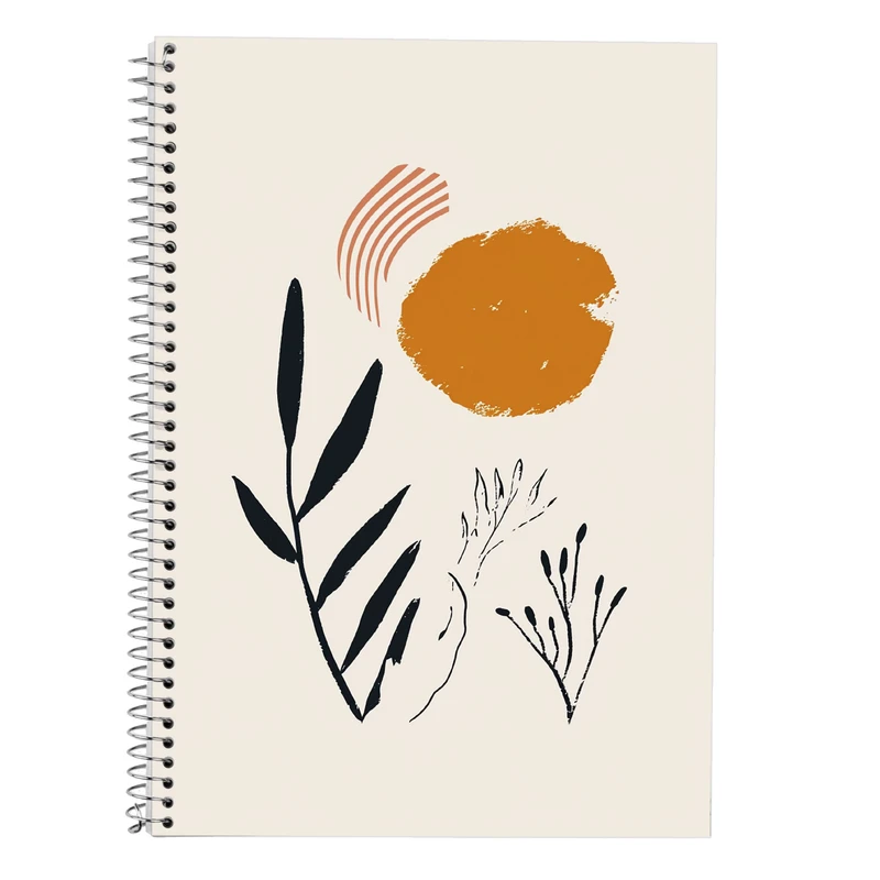 دفتر زبان 50 برگ مدوپد مدل سه خط طرح عاشقانه love کد DF14239